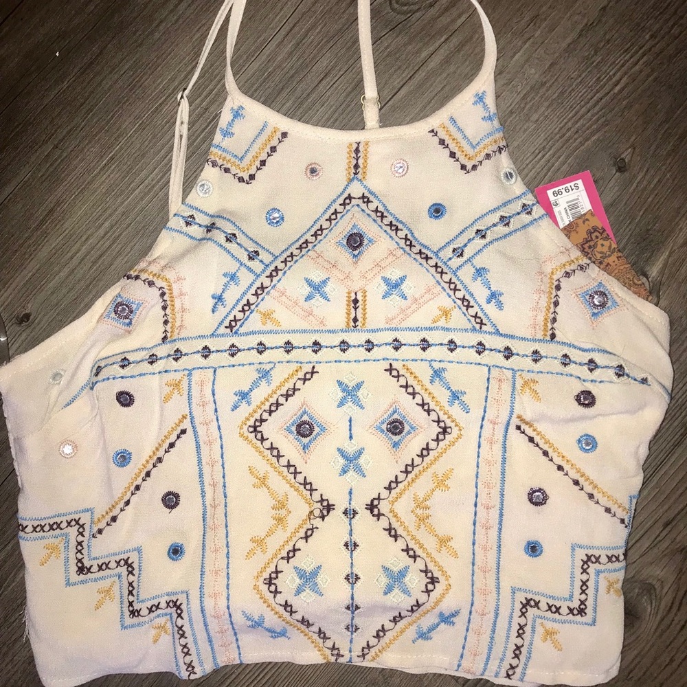 Boho crop top